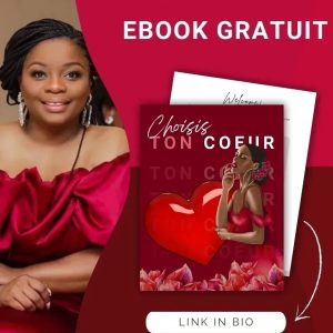 photo ebook de sarah lanoix choisi ton coeur. une femme et un coeur sur des roses.